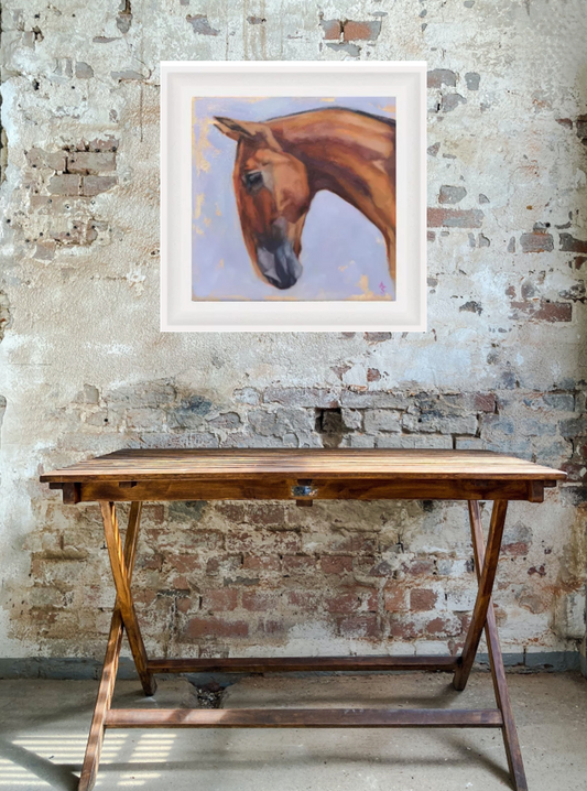 'Amber' Lusitano Horse - Original Oil Painting