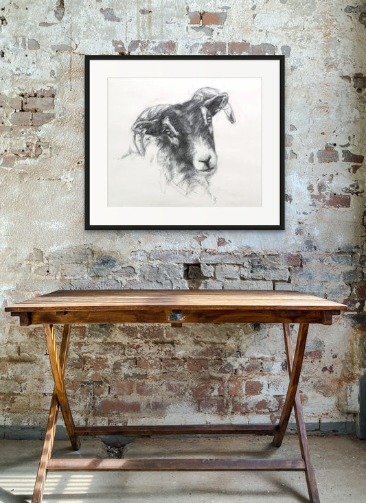 Original Charcoal Drawing - 'Larry'