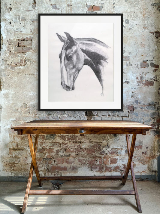 Original Charcoal Drawing - 'Vito'