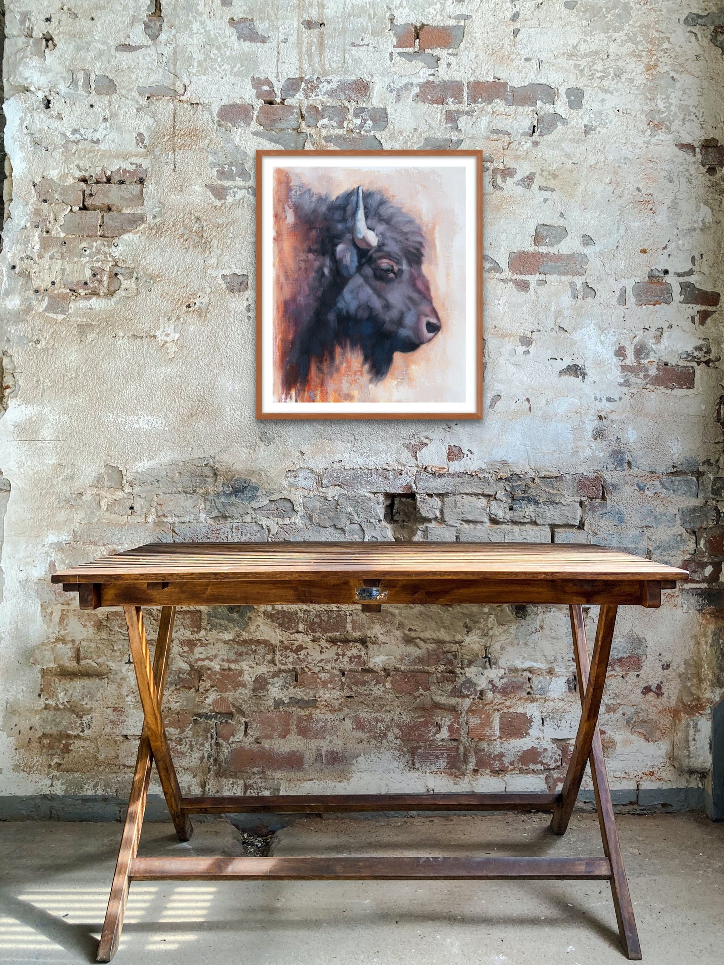 'Little Bison' - 10" x 12" Fine Art Print