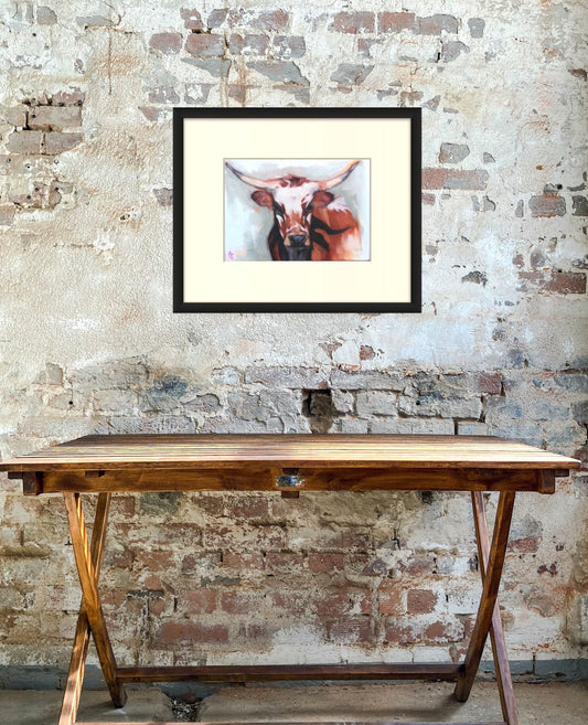 Texas Longhorn - Original Oil Painting