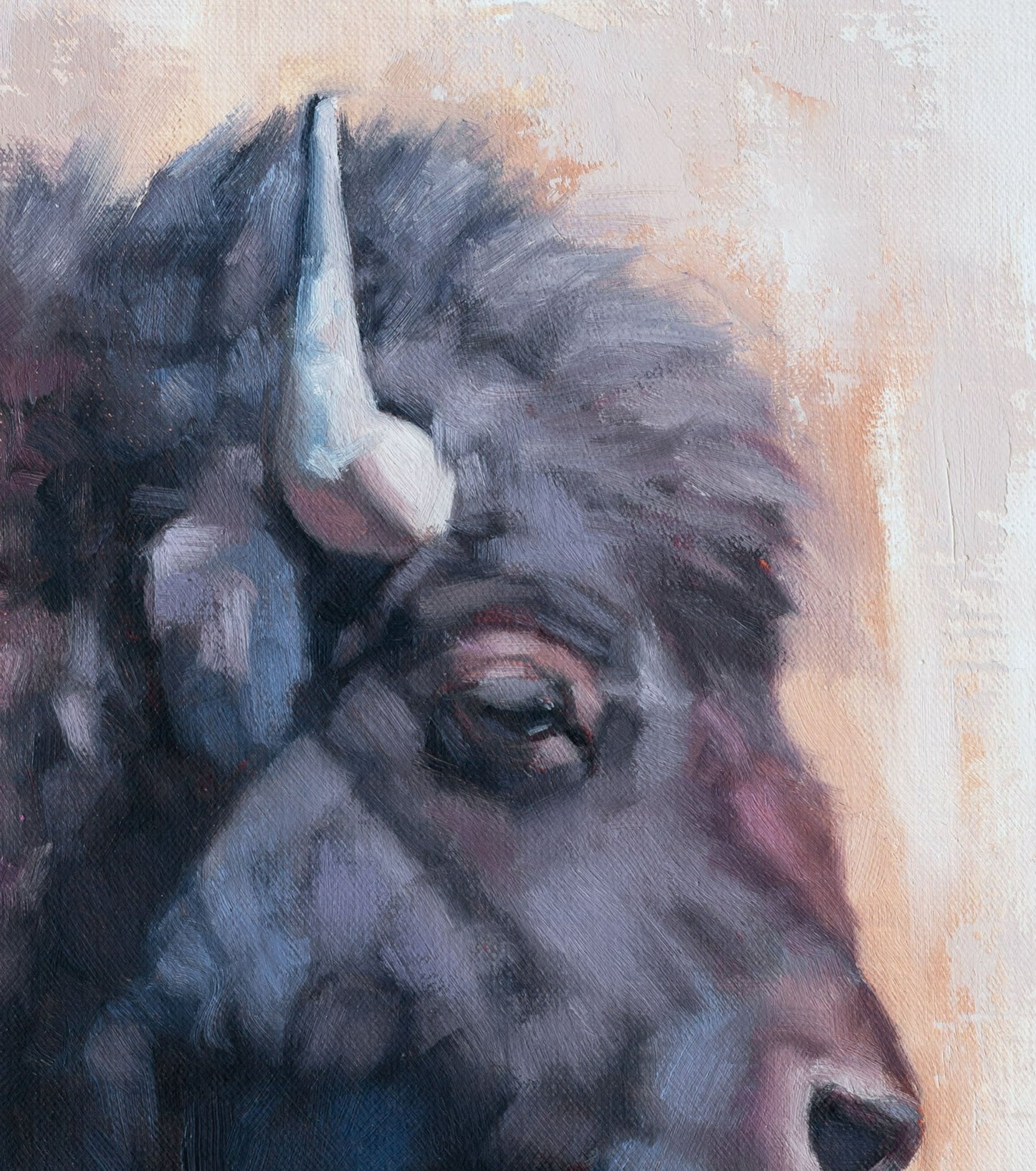 'Little Bison' - 10" x 12" Fine Art Print
