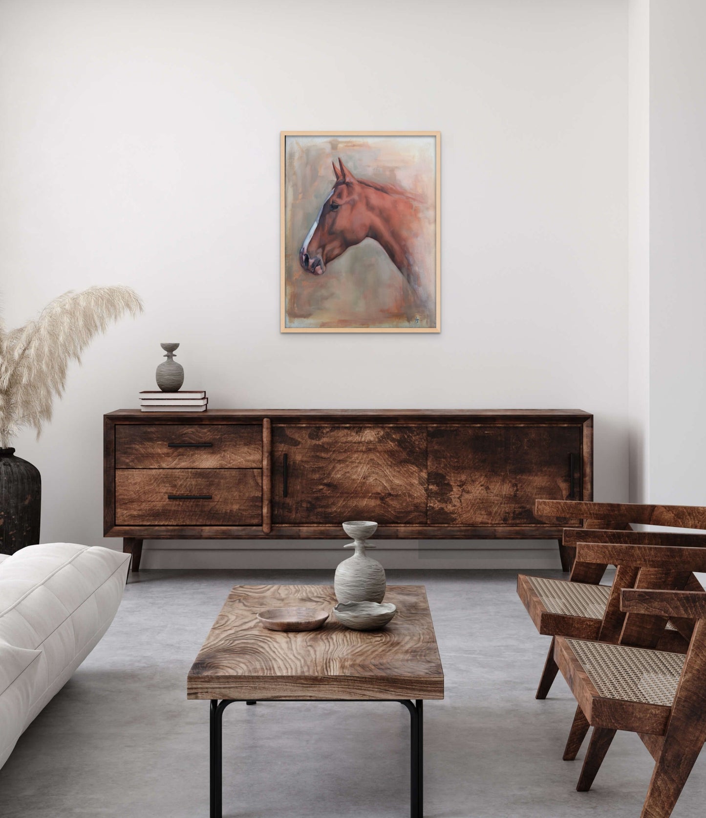 'Chestnut Horse'- Original Oil Painting