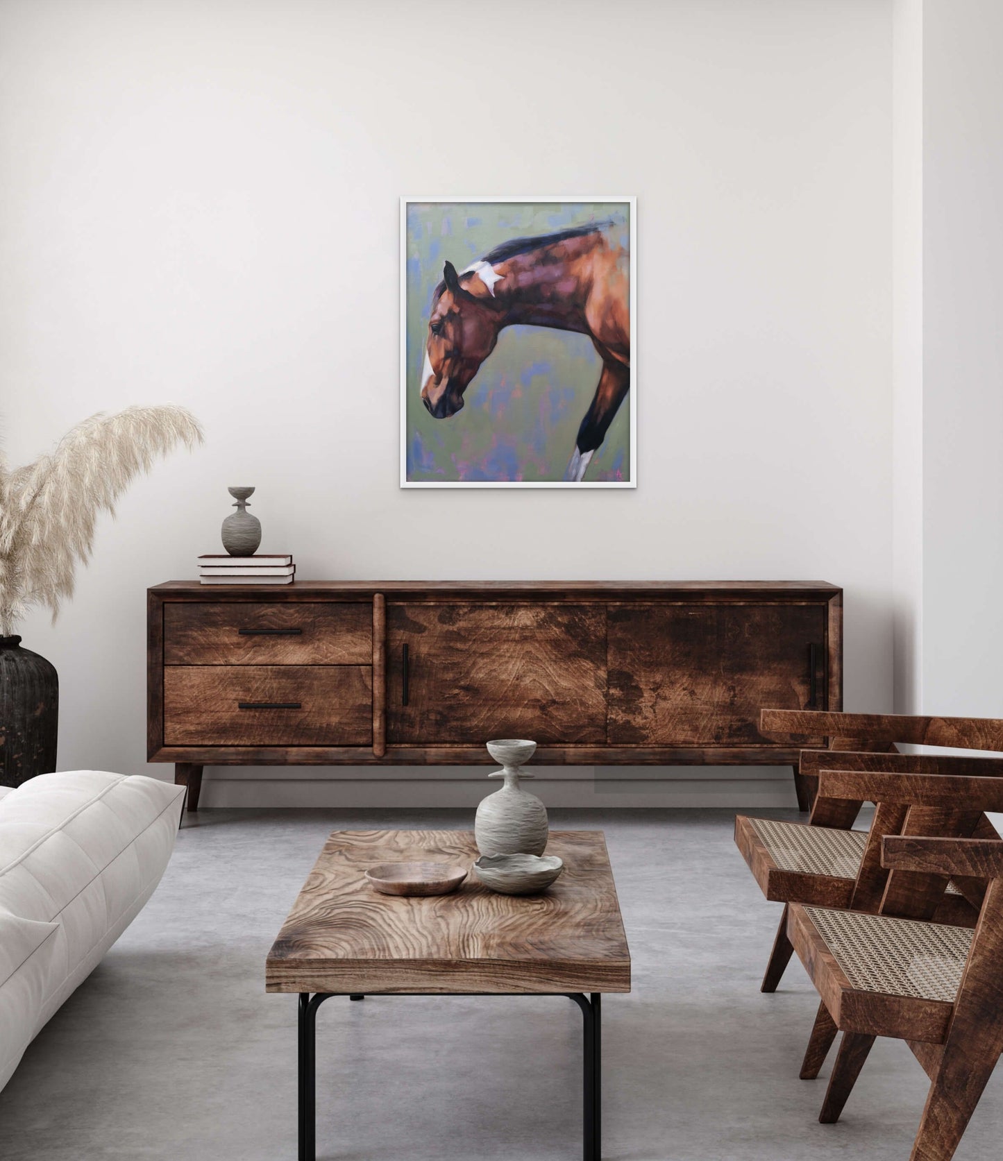 'Coloured Horse'- Original Oil Painting