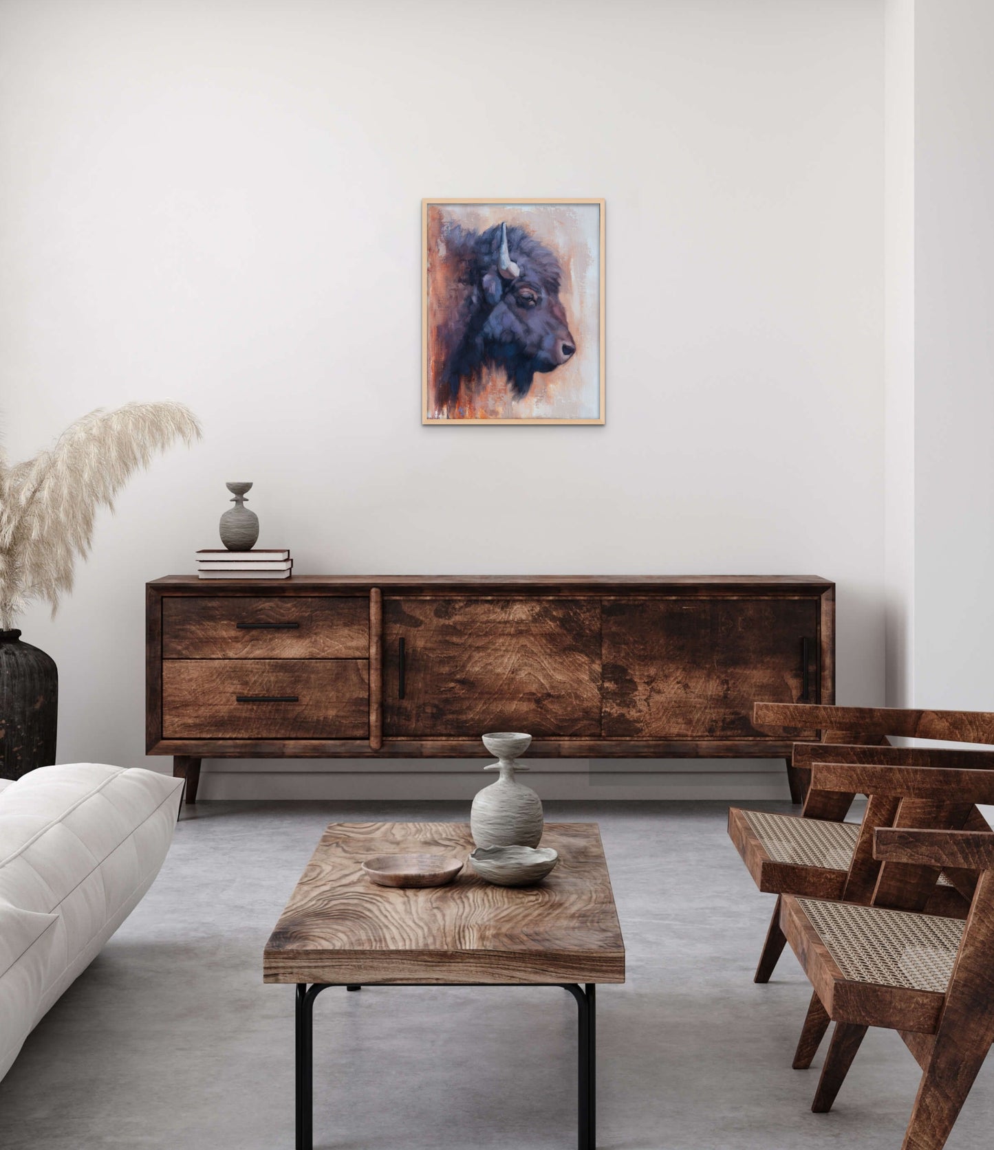 'Little Bison'- Original Oil Painting