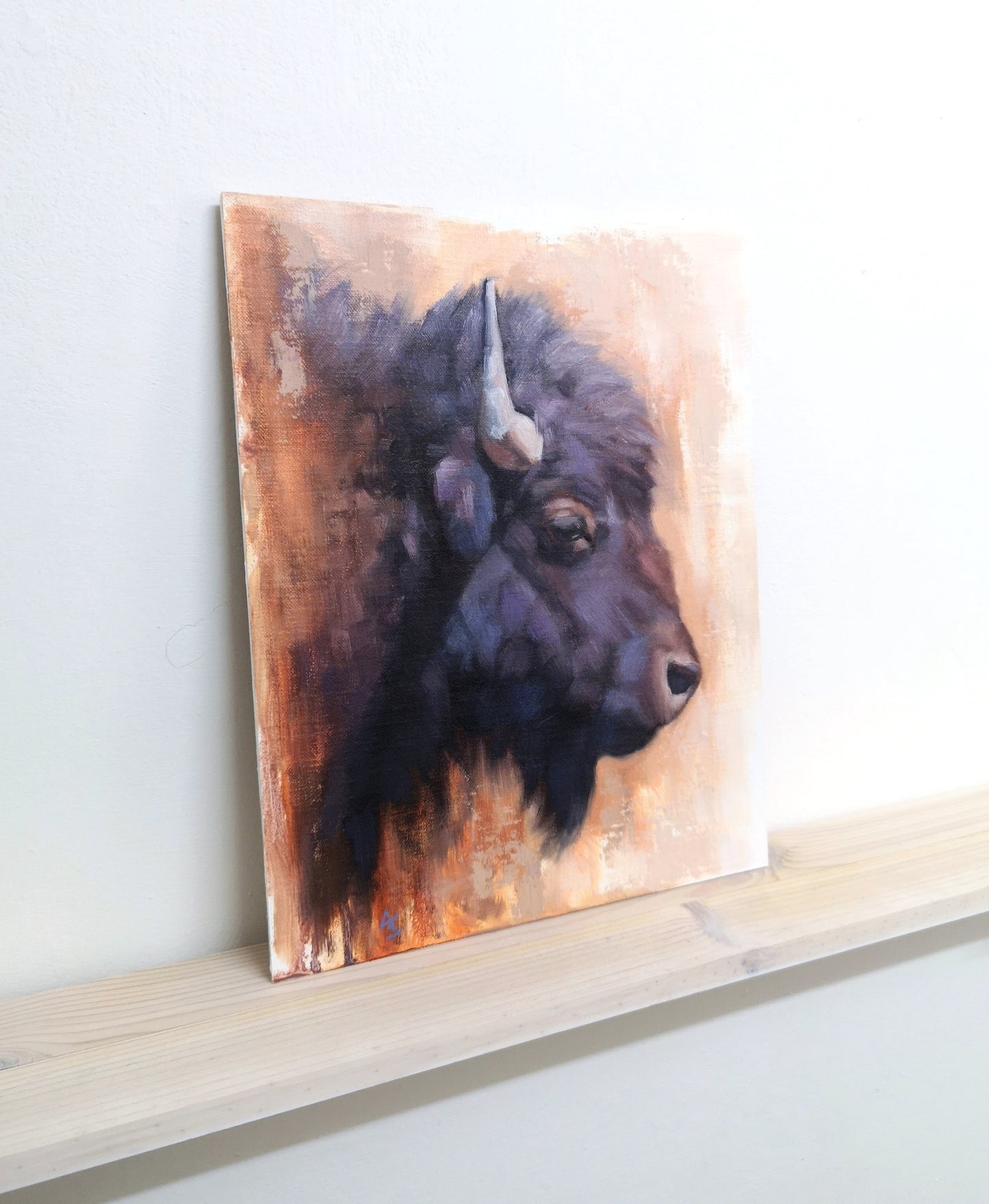 'Little Bison'- Original Oil Painting