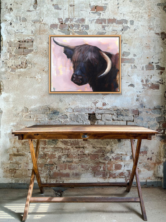 Highland Cow - Original Oil Painting