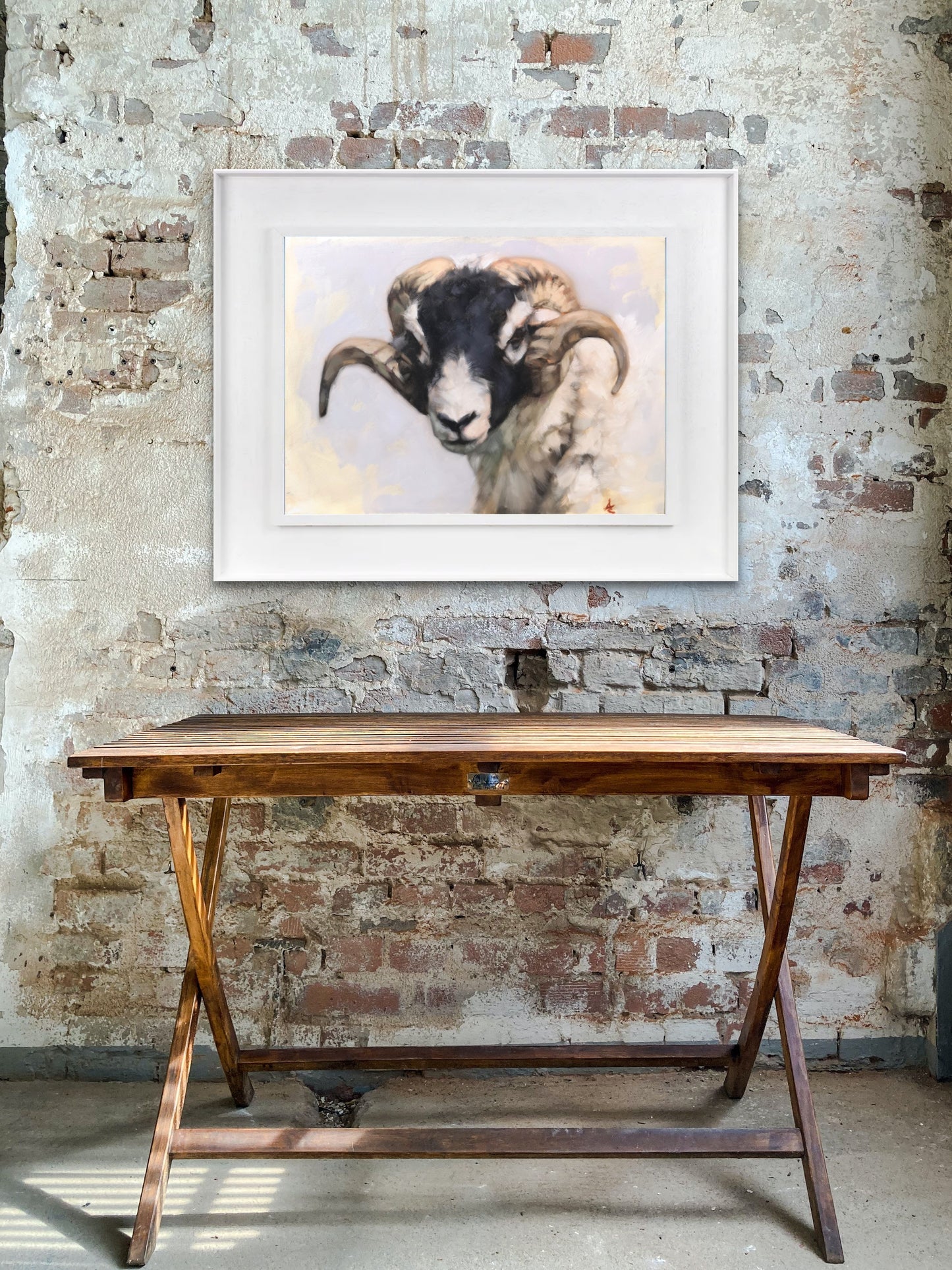 Swaledale Sheep - Original Oil Painting