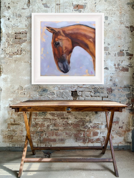 'Amber' Lusitano Horse - Original Oil Painting