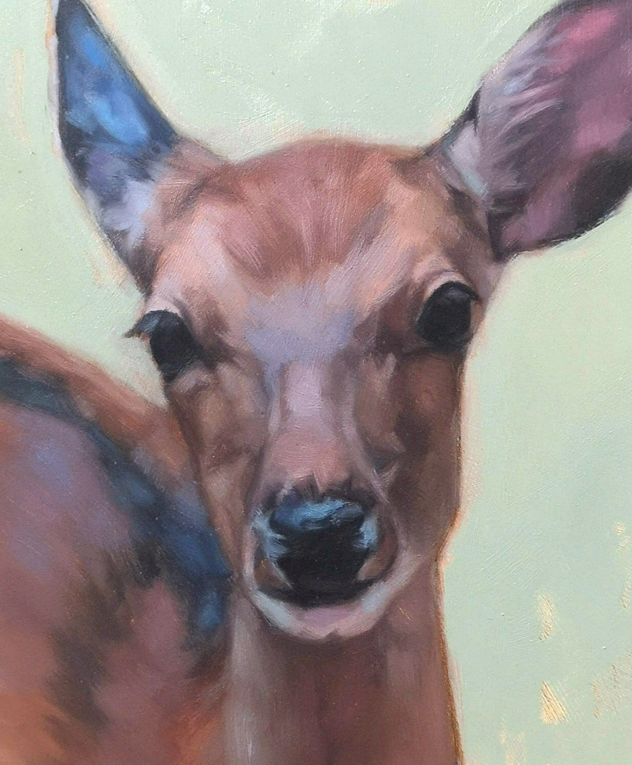 'Curious Fawn' - Original Oil Painting