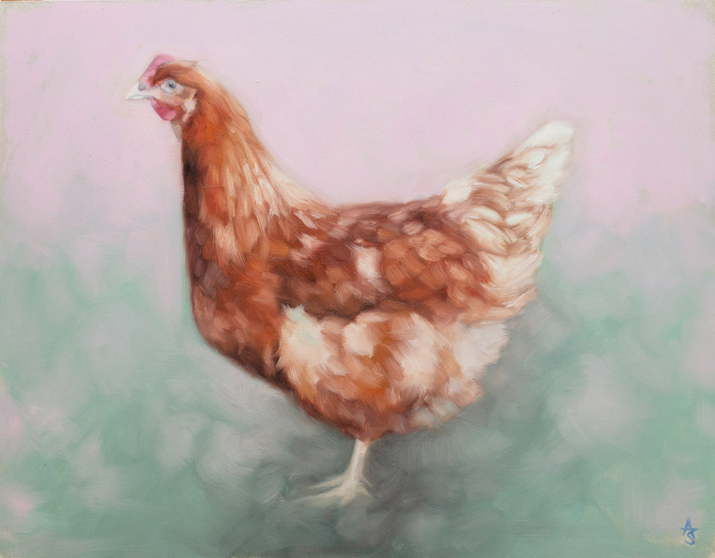 'Chicken Licken' - Original Oil Painting