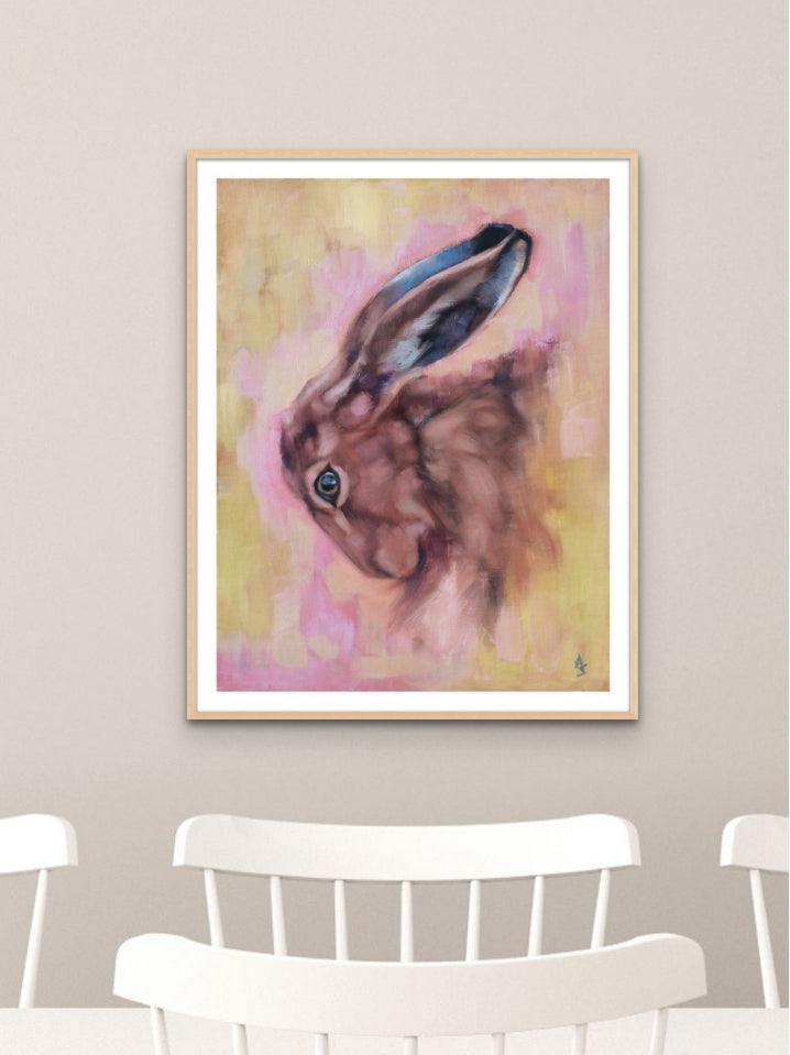 'Bunny Hare' - 11" x 14" Fine Art Print