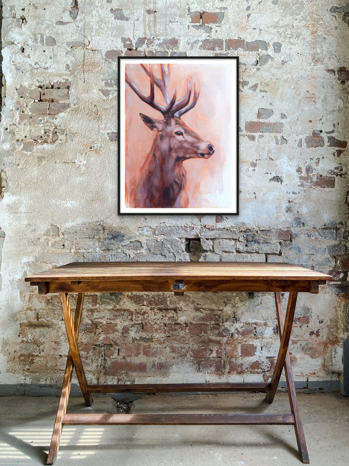 'Majestic' Red Deer Stag - 12" x 16" Giclee Print