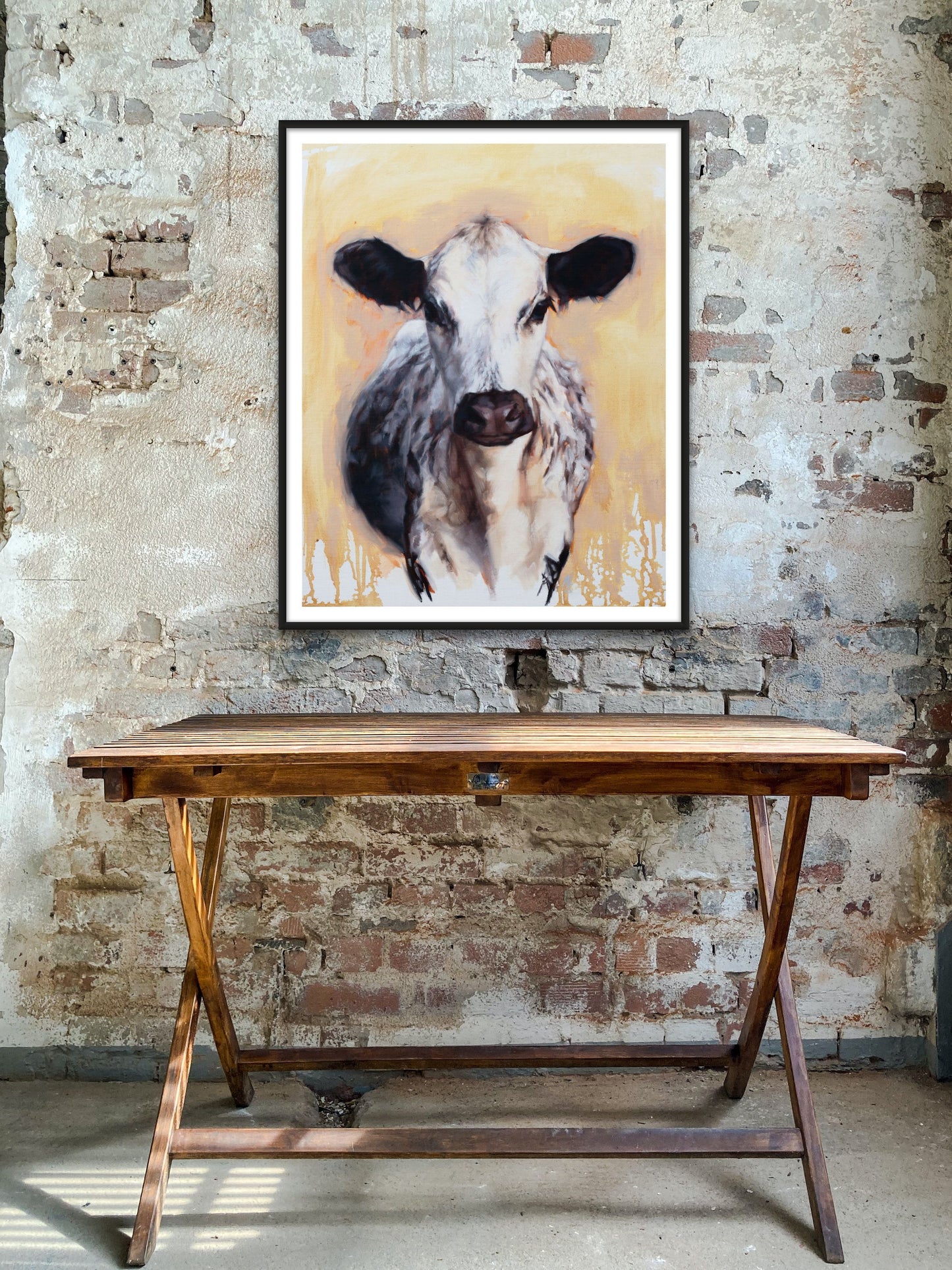 'Speckle Park' Cow - 16" x 20" Giclee Print