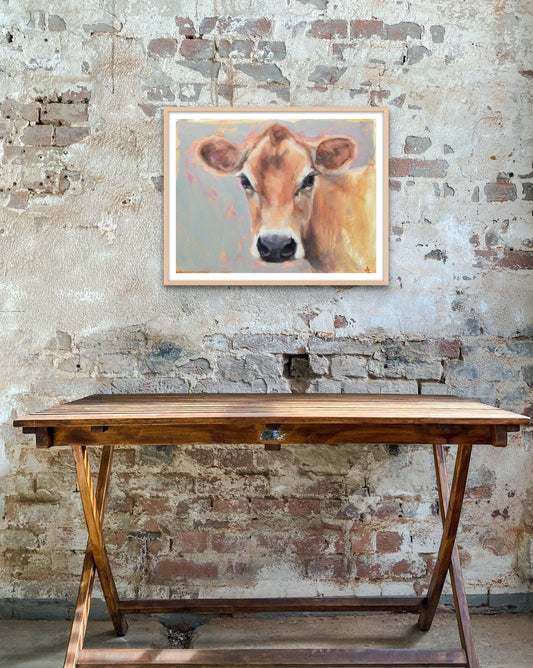 'Buttercup' Jersey Cow - 11" x 14" Giclee Print