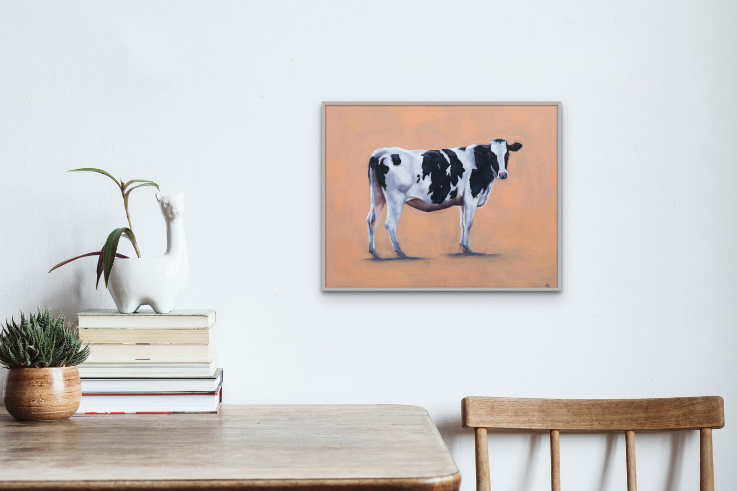 'Small Cow' - Original Oil Painting